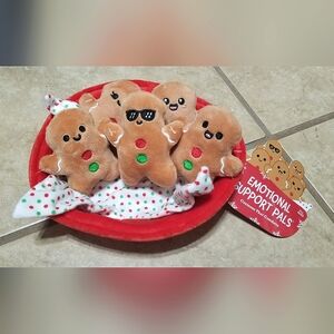 Emotional Support Gingerbread 5pc Plush Set